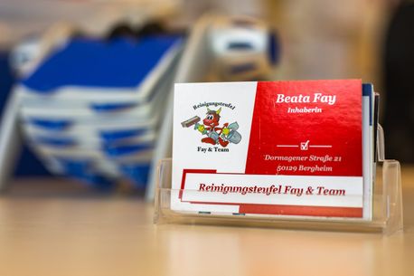 Visitenkarte - Reinigungsteufel Fay & Team aus Bergheim